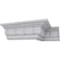 Ekena Millwork 4 1/4"H x 4 1/8"P x 5 1/4"F x 94 1/2"L Eris Dentil Crown Moulding MLD04X04X05ER - alternate 9